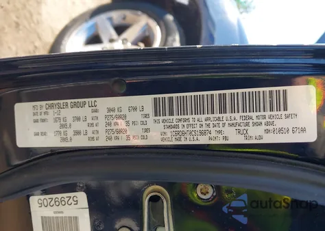 2012 Ram 1500 Sport from USA, damaged, VIN 1C6RD6HT0CS196874